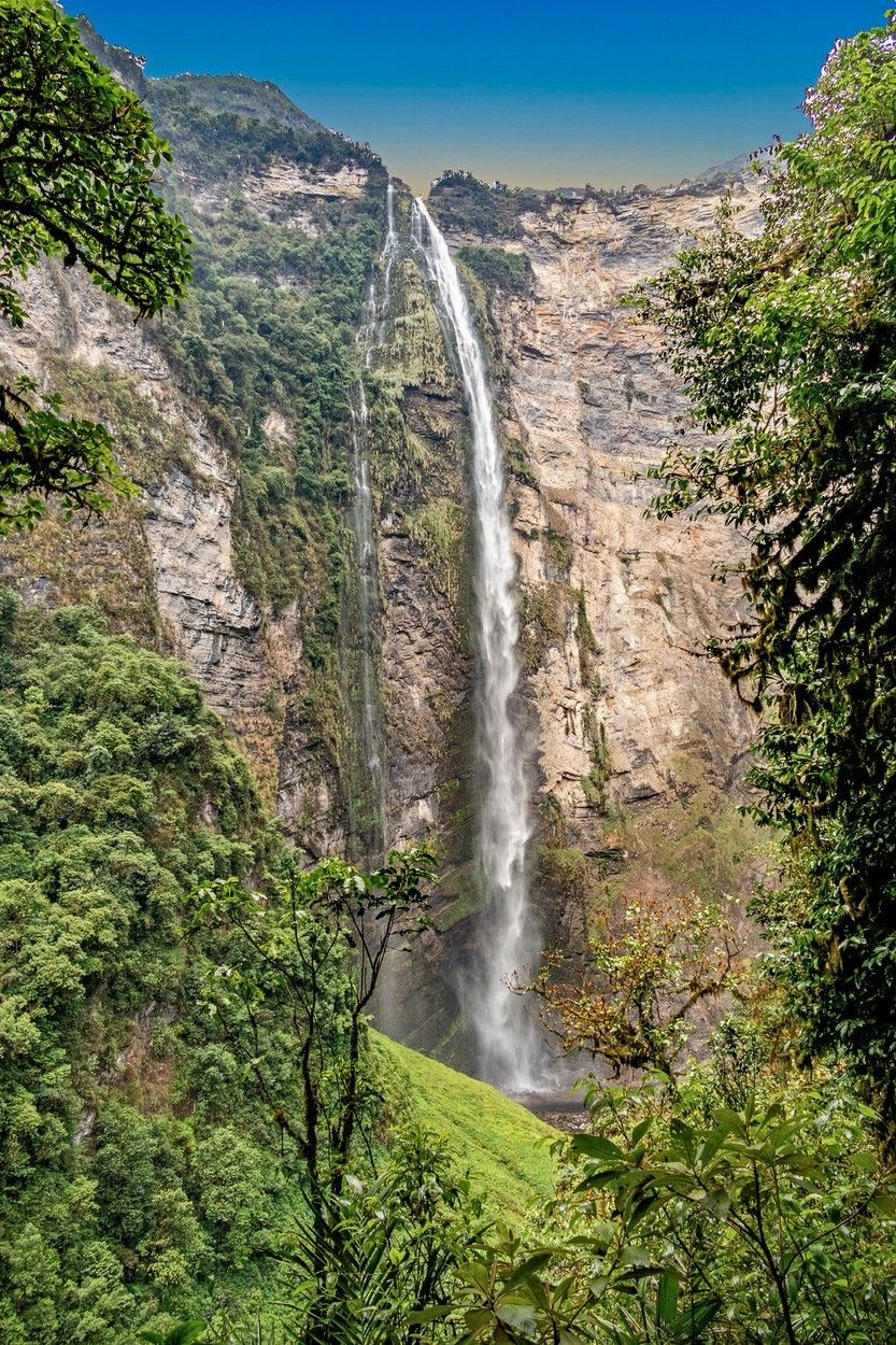 Peruánský vodopád Gocta