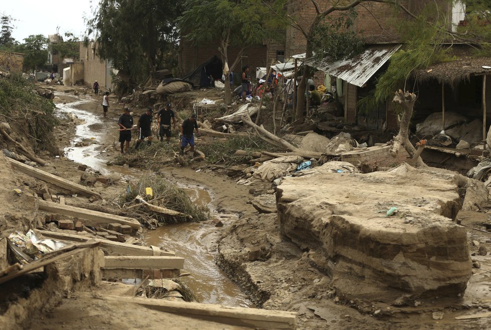 Peru zasáhly nejhorší záplavy za posledních dvacet let.