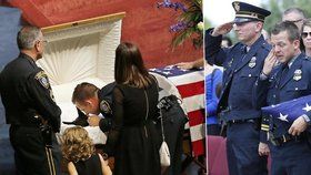 Policista dal svému čtyřnohému parťákovi emotivní sbohem.