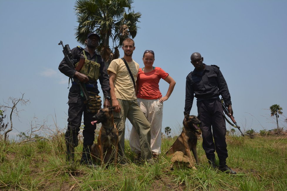 Hanka se v Kongu zúčastnila celé řady výprav.