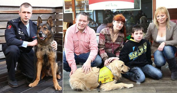Jeden zabránil sebevraždě, další zachránila pět lidí z ohně: Zvířecí hrdinové a pomocníci dostali cenu Statečné psí srdce
