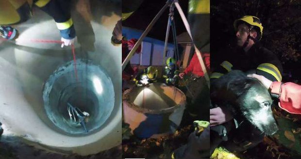 Sára v Chotěbuzi spadla do 15 m hluboké studny! Z mrazivé vody ji vytáhli hasiči.