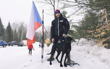 Michal Ženíšek s Kvapem vybojovali také bronz ve skijöringu s jedním psem.