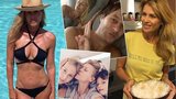 Topmodelka Peštová slaví 45! Postelové selfie s našpuleným Haberou trumflo i Jágra