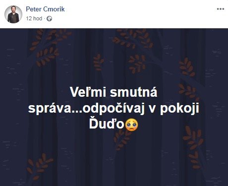 Vítěz soutěže Slovensko hledá SuperStar Peter Cmorik se loučí s Dudákem