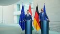 Maďarský premiér Péter Magyar s Friedrichem Merzem Maďarský premiér Péter Magyar s Friedrichem Merzem