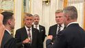 Peter Pellegrini jednal po koncertě s Andrejem Babišem a Motoristy (4. 11. 2025). Peter Pellegrini jednal po koncertě s Andrejem Babišem a Motoristy (4. 11. 2025).