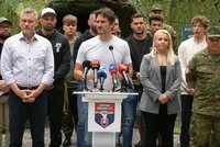 „Jsem připraven na všechno.“ Pellegrini a Kaliňák nastoupili na výcvik k armádním zálohám