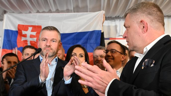 Peter Pellegrini vyhrál volby na Slovensku, gratuloval mu i premiér Fico (7.4.2024)