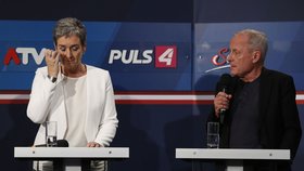 Peter Pilz a šéfka rakouských Zelených Ulrike Lunacek