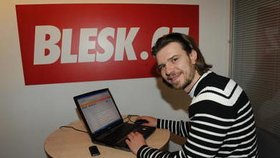 Peter Veslár je nyní hostem na chatu v redakci Blesk.cz