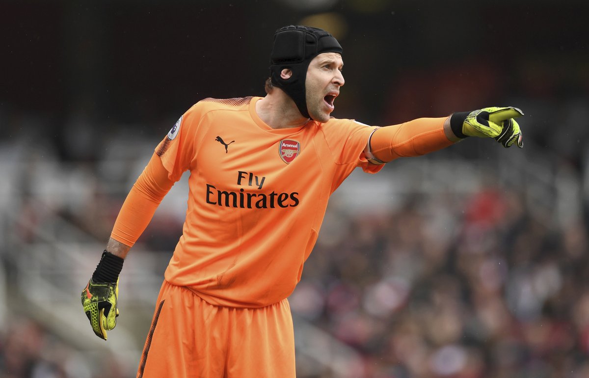 Petr Čech je brankářem anglického Arsenalu Londýn