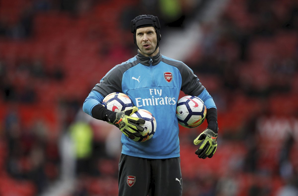 Petr Čech je brankářem anglického Arsenalu Londýn