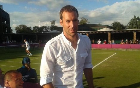 Petr Čech na olympijském tenise.