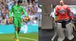 Brankář Arsenalu Petr Čech si vyzkoušel, jaké to mají jeho hokejoví kolegové