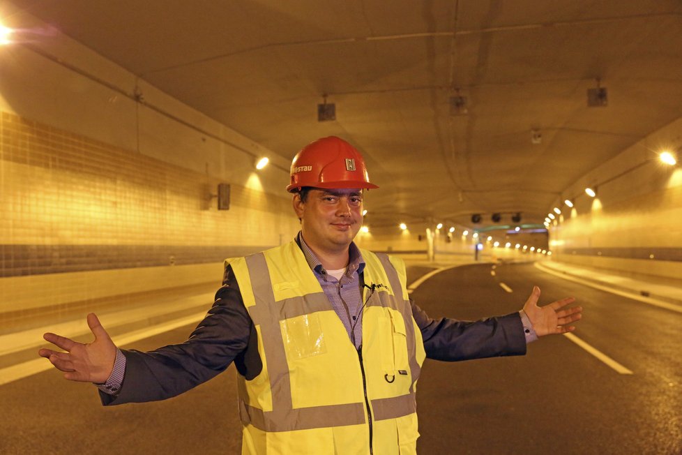 Konečně! Náměstek Petr Dolínek v sobotu otevře tunelový komplex Blanka.