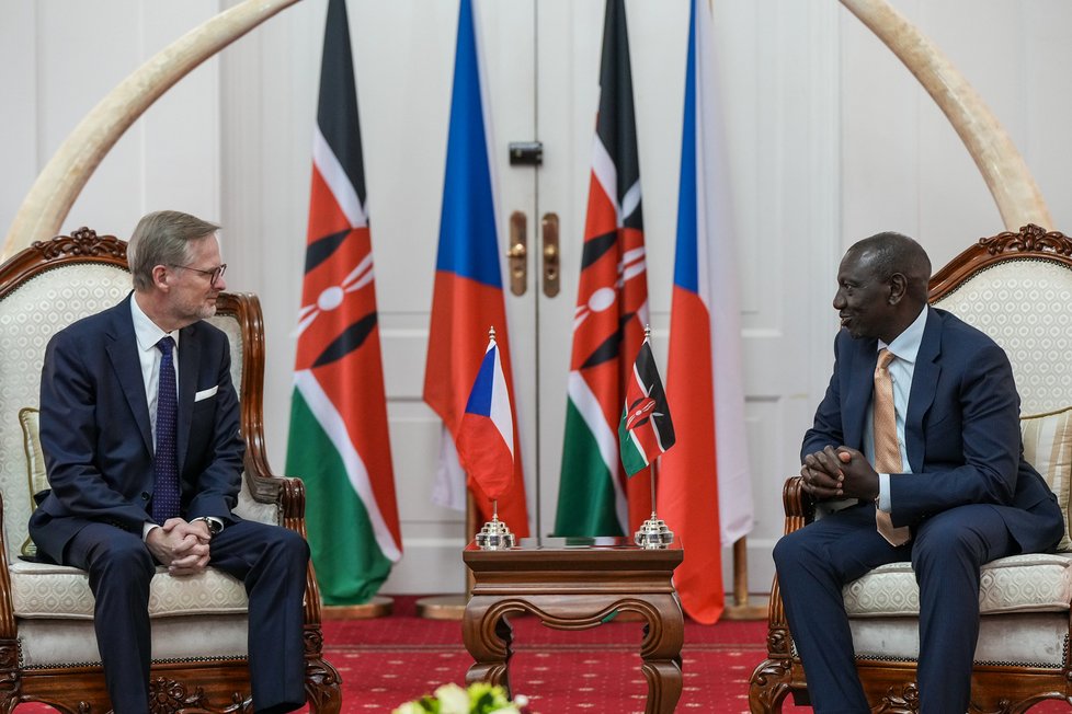 Fialu v Keni přijal prezident William Ruto (7. 11. 2023)
