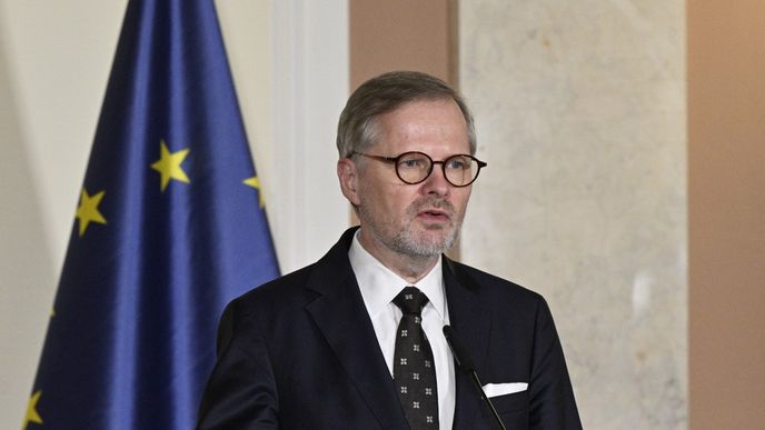 Premiér Petr Fiala (ODS) (31.1.2024)