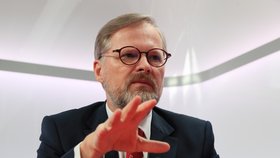 Premiér Petr Fiala (ODS) v pořadu Blesku Ptám se, pane premiére. (14.4.2022)