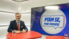 Premiér Petr Fiala (ODS) v pořadu Blesku Ptám se, pane premiére. (8.7.2022)