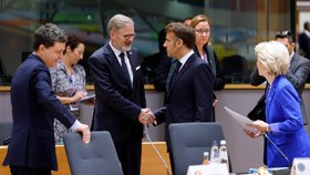 Petr Fiala na summitu Evropské rady, říjen 2025