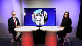 Expremiér Petr Fiala (ODS) v Epicentru na Blesk.cz (29.4.2026)