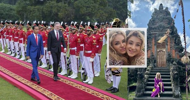 Češi v Indonésii dvakrát jinak: Fiala s prezidentem zasadil strom, Babišovi si tam užili dovolenou