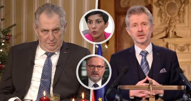 New Year's and Christmas speeches of politicians: Zeman will not be in the Czech Republic!  And what are Pekarová or Vystrčil doing?