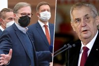 „Byl takový, jak ho znám z dřívějška.“ Fiala mluvil se Zemanem půl hodiny, seznam ministrů mu nedal