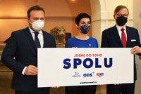 ODS, lidovci a TOP 09 zahájili kampaň. Fiala: „Nespojili jsme se proti někomu, ale za něco“