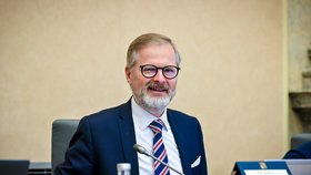 Premiér Petr Fiala (ODS) na Úřadu vlády (říjen 2025)
