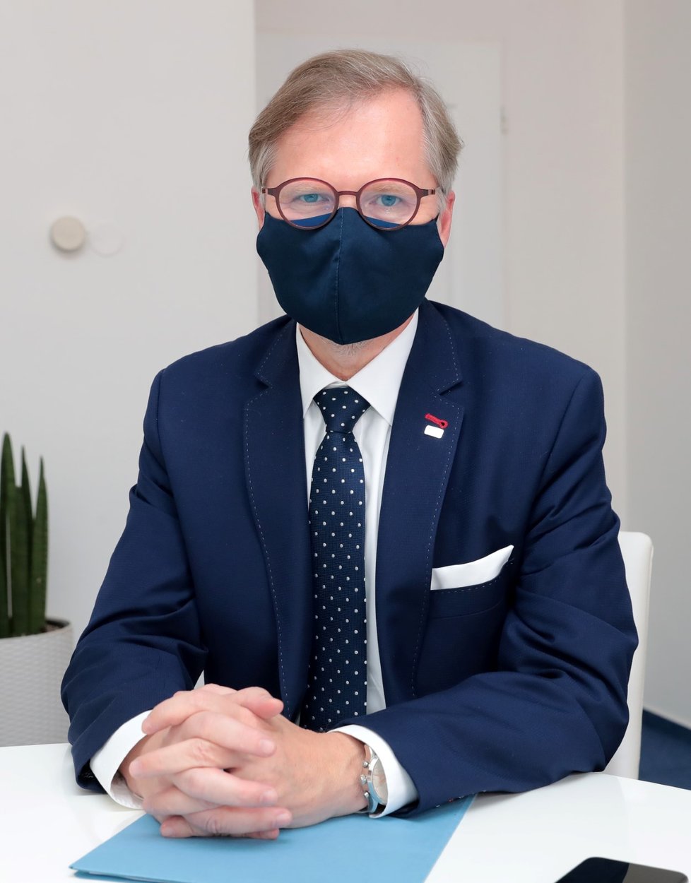 Předseda ODS Petr Fiala během rozhovoru pro Blesk (22. 10. 2020)