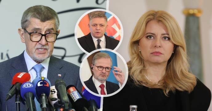 Politici komentují rozkol vlád Fialy a Fica: Babiš se čertí, Čaputová varuje před ztrátou přátel