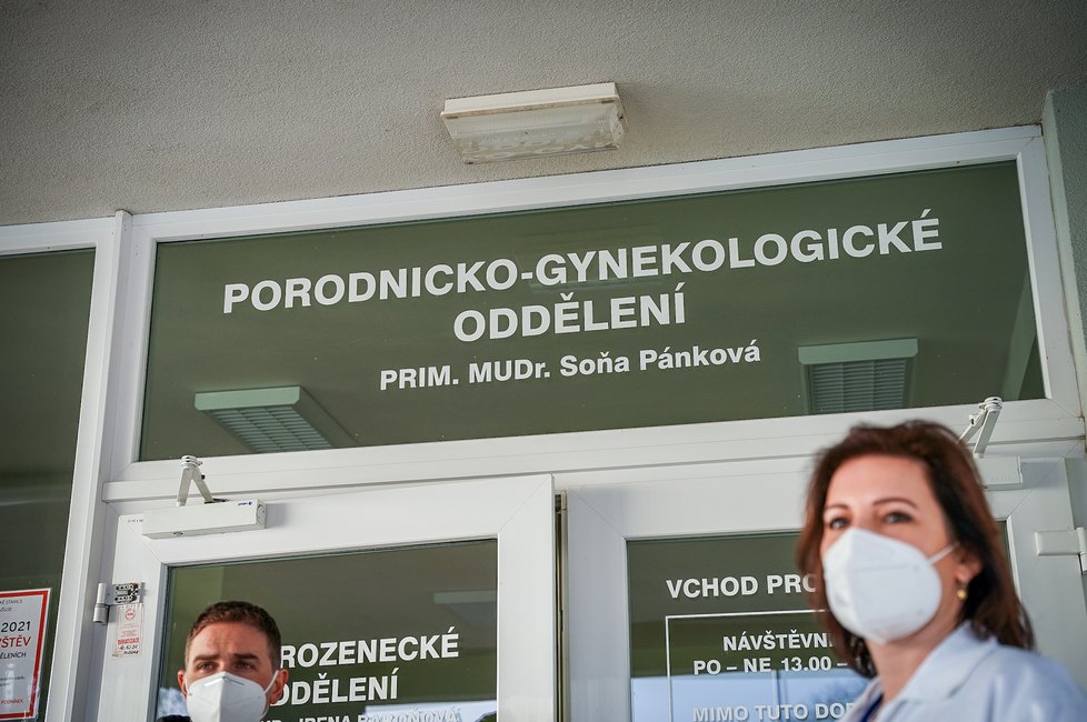 Premiér Petr Fiala v nemocnici v Uherském Hradišti.