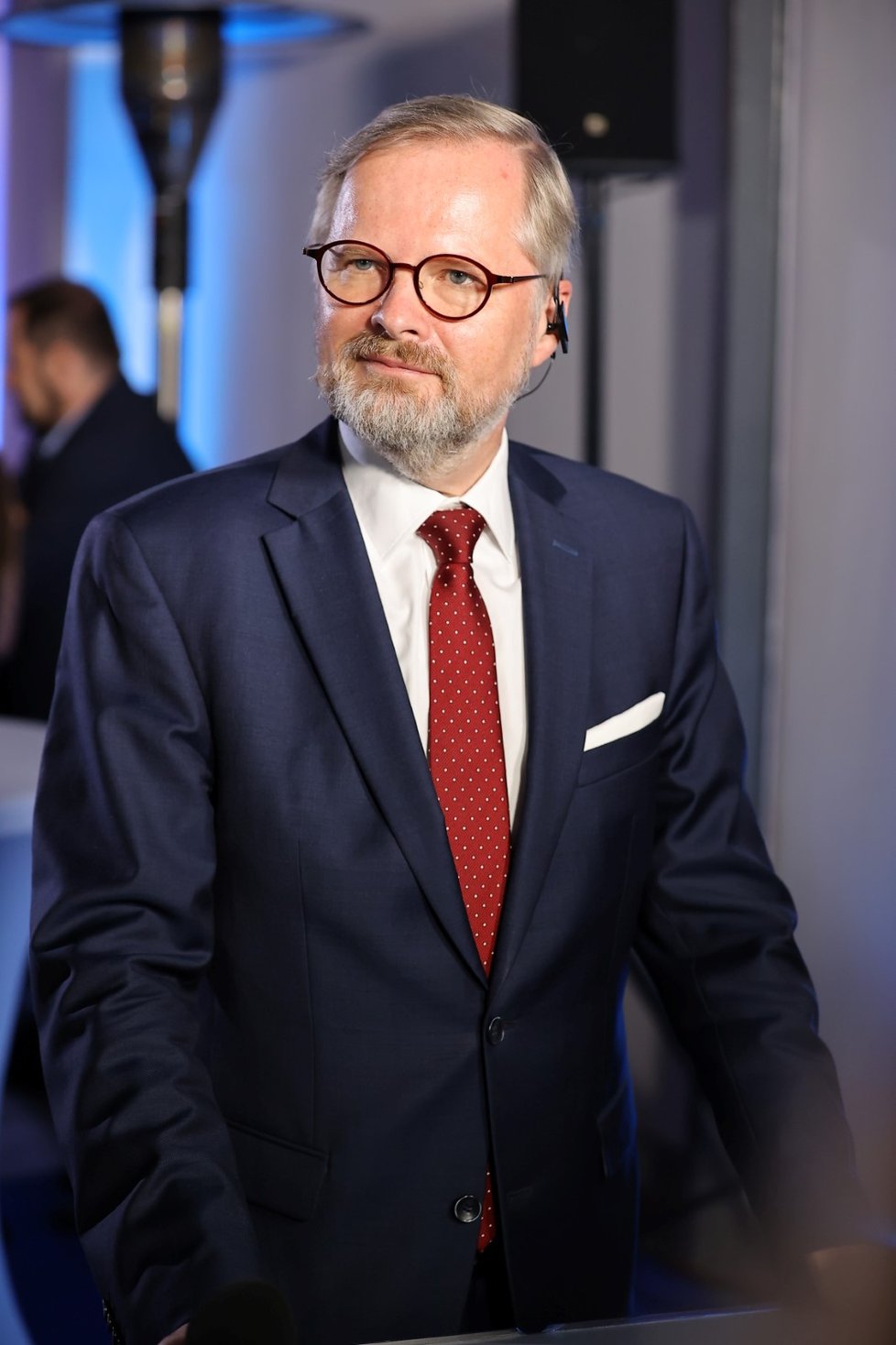 Volební štáb SPOLU: Premiér Petr Fiala (ODS) (24.9.2022)