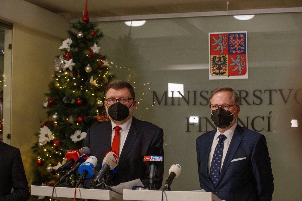 Petr Fiala a Zdeněk Stanura na ministerstvu financí