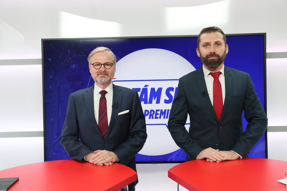 Premiér Petr Fiala (ODS) v pořadu Ptám se, pane premiére (31.1.2022)