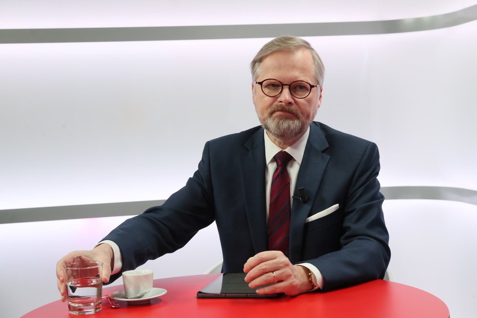 Premiér Petr Fiala (ODS) v pořadu Ptám se, pane premiére (31.1.2022)