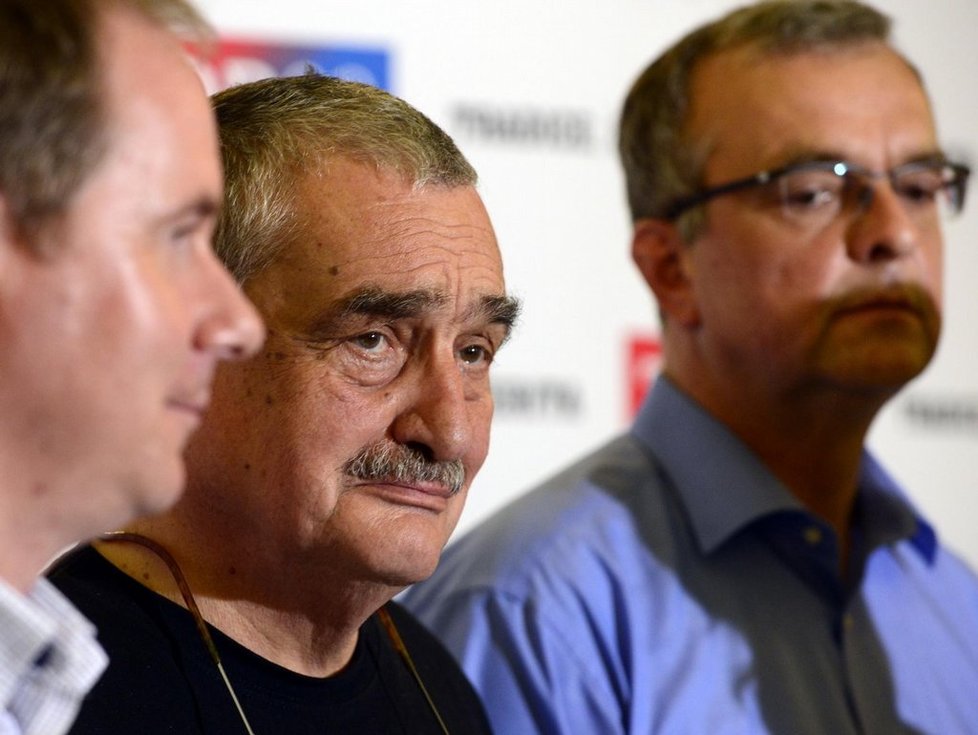 Petr Gazdík, Karel Schwarzenberg, Miroslav Kalousek