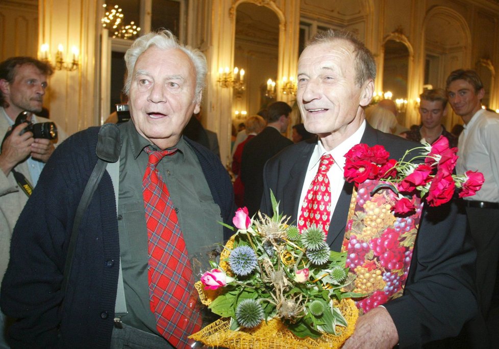 Petr Haničinec s Radkem Brzobohatým
