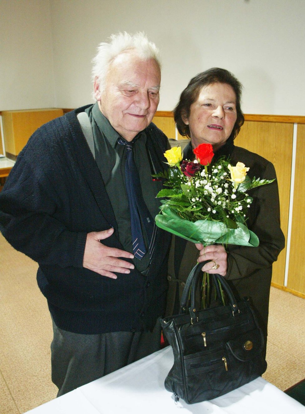 Petr Haničinec s Jiřinou Švorcovou
