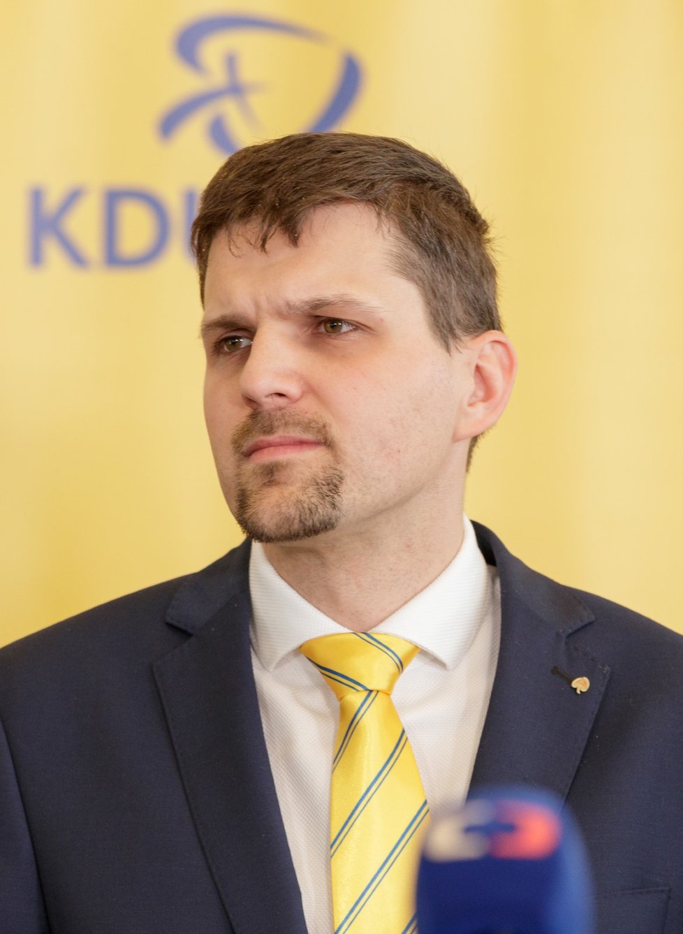 Místopředseda KDU-ČSL Petr Hladík. Do vedení strany se dostal až když delegáti sjezdu nedokázali v Brně posledního místopředsedu zvolit.