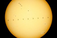 Mimořádná frajeřina. Český astronom vyfotil na Vysočině přelet ISS před Sluncem