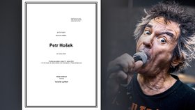 Poslední rozloučení s Petrem Hoškem