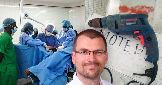 Český lékař o misi v Africe: Vyndal 30kilový nádor! Místní operují i vrtačkou z hobbymarketu