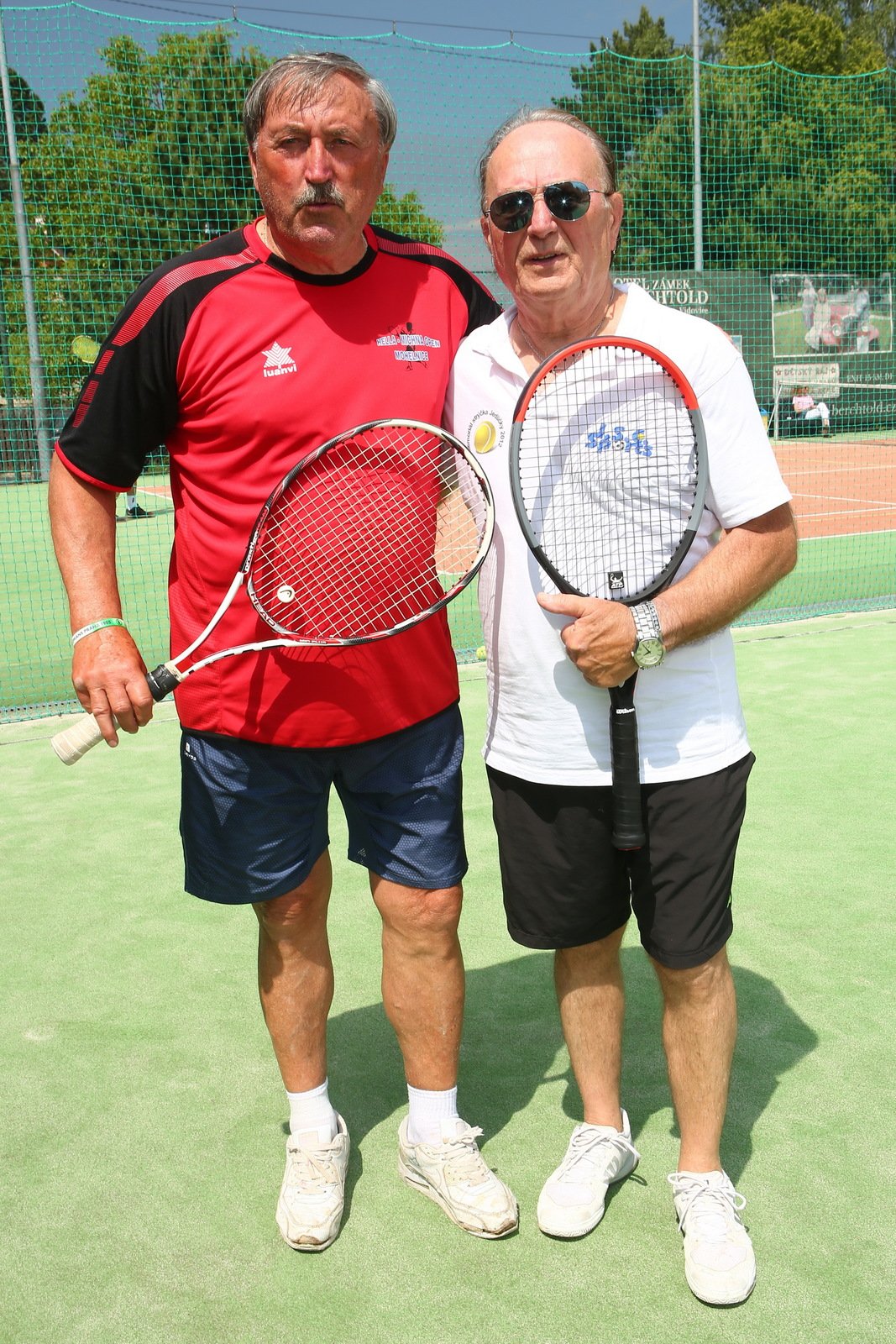 Petr Janda a Antonín Panenka na VIP tenis cupu