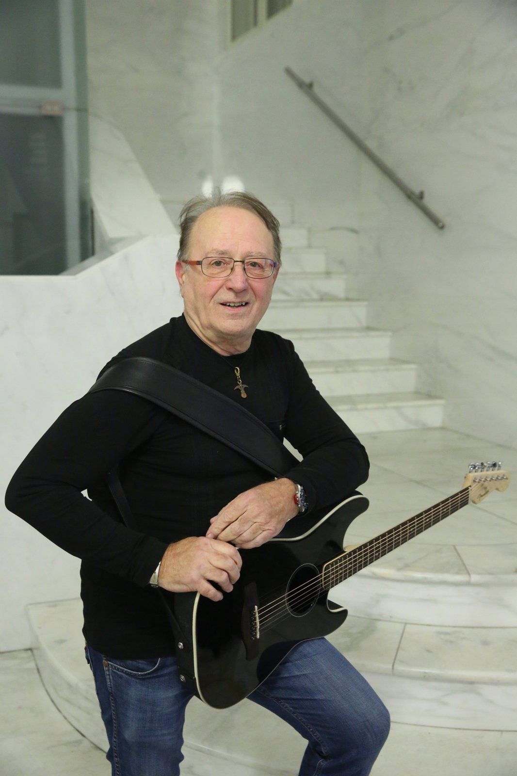 Petr Janda, frontman kapely Olympic.