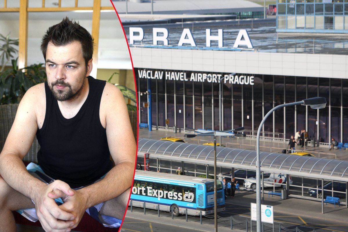 Petr K. přiletěl z Hurghady na pražské Letiště Václava Havla.