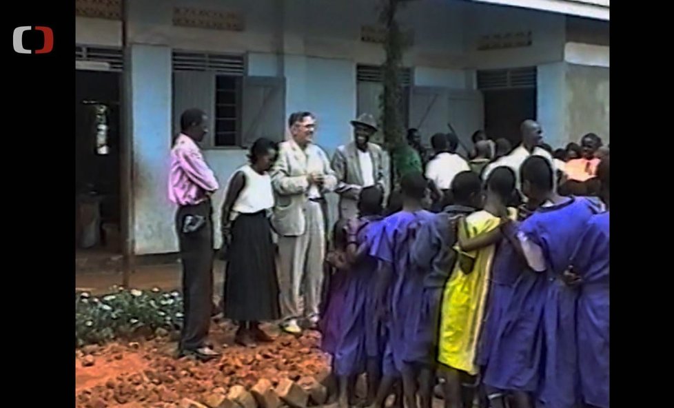 Petr Kostka v Ugandě