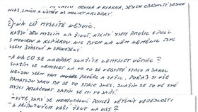 Petr Kramný poslal Reflexu dopis z vazební věznice.